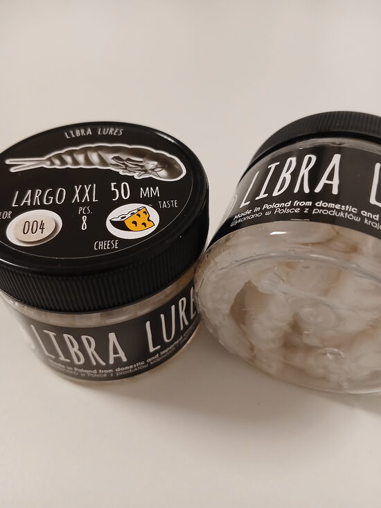 Largo XXL 50mm, 004 Silver Pearl, 4,85gr, Cheese, 8pcs/pack